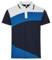 Heren Poloshirt Clique Conrad 028274 Dark Navy Royal Blue